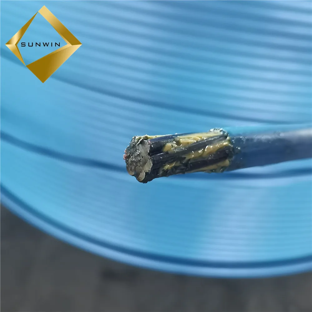 7 wire unbonded pc strand 15.2mm pe coating prestressed steel strand wire