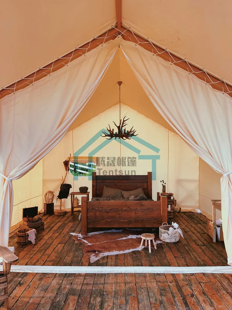 China manufacturer luxury glamping hotel room resort tent