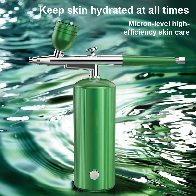 Handheld Home Water Oxygen Injector High Pressure Airbrush Gun Face Spray Oxygen Injection Spray Gun Injector