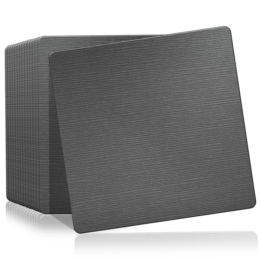 Customized OEM 201 304 Titanium Black Hairline Finish Stainless Steel Sheet 4X8 Colored Plate Price Per Metal Ss Sheets Supplier