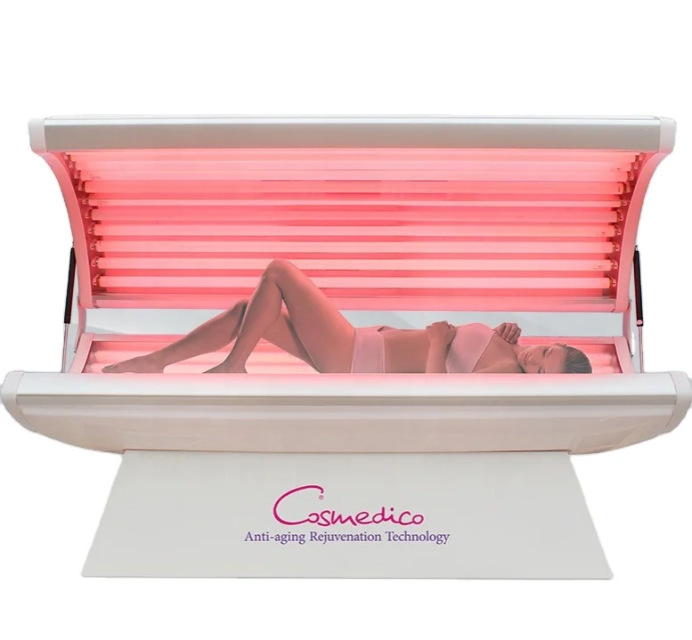 Multiple function tanning collagen mixed solarium tanning bed sunbed  wrinkles acne removal Germany Rubino globes bronze 3000w