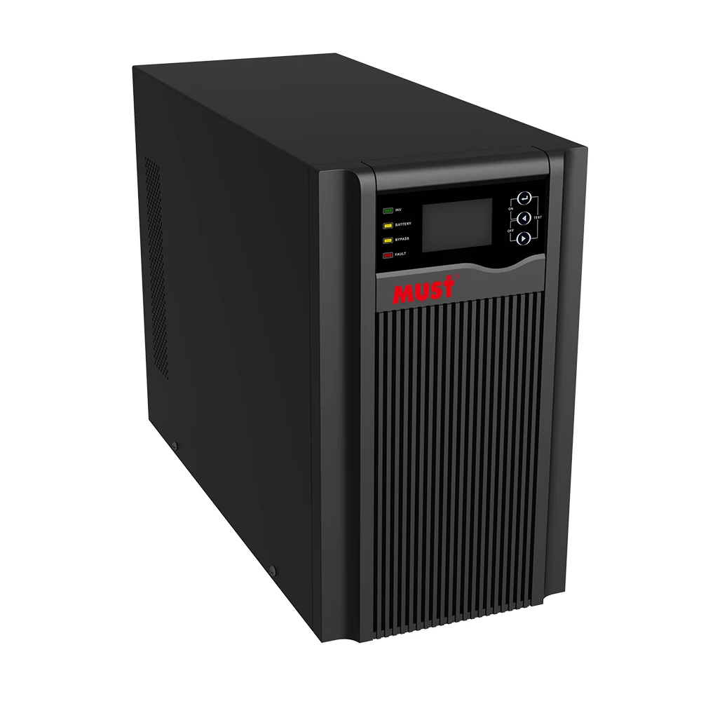MUST EH5500 Series 1kva 2kva 3kva 6kva 10kva Online ups 3kw inverter ups uninterrupted power supply with battery 1.7KWh