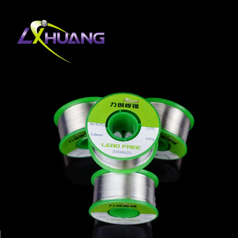 guangdong lichuang factory price supply lead free silver solder wire Sn99/Ag0.3/Cu0.7 low temperature welding soldering tin wire