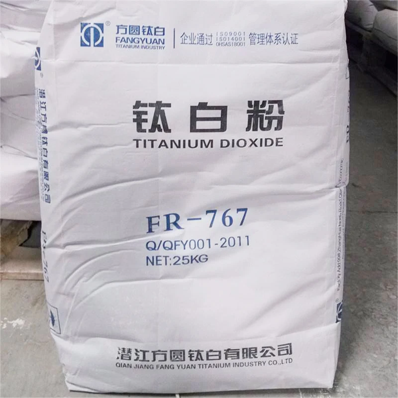White Pigment Ink Fangyuan FR767 Pigment Titanium Dioxide Powder Anatase Titanium Dioxide For Paint Tio2 Rutile Titanium Dioxide