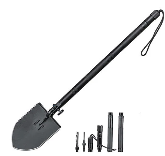 Non-clamping saw garden hand camping plow steel folding shovel for digging for  with handle head aluminum