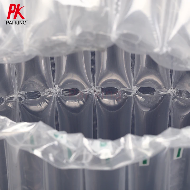 Inflatable wine bottle protector cushioning shipping air column filled cushion bags