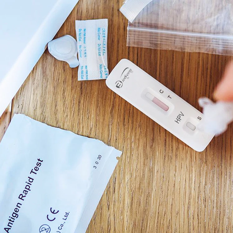 One Step Rapid Test Kit Fob Test Kit Cassette Sample Collection Swab For Women Hpv Testing