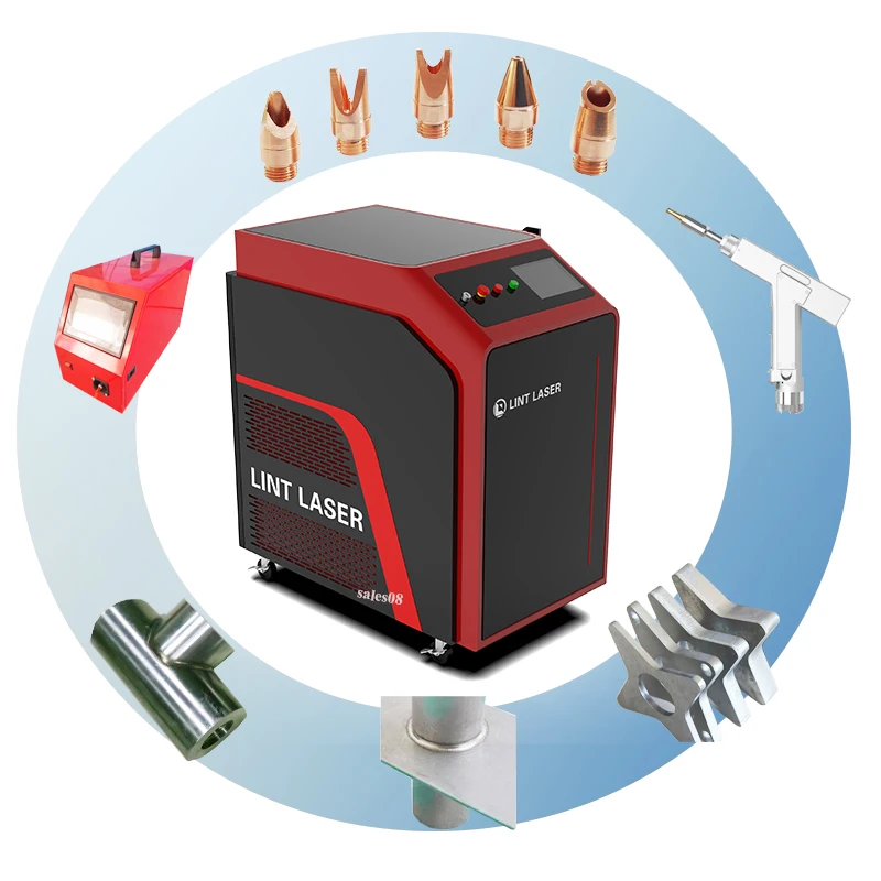 3000W Welder Handheld Fiber Laser Welding machine aluminum mild steel stainless steel copper weld 4 in 1 2kw