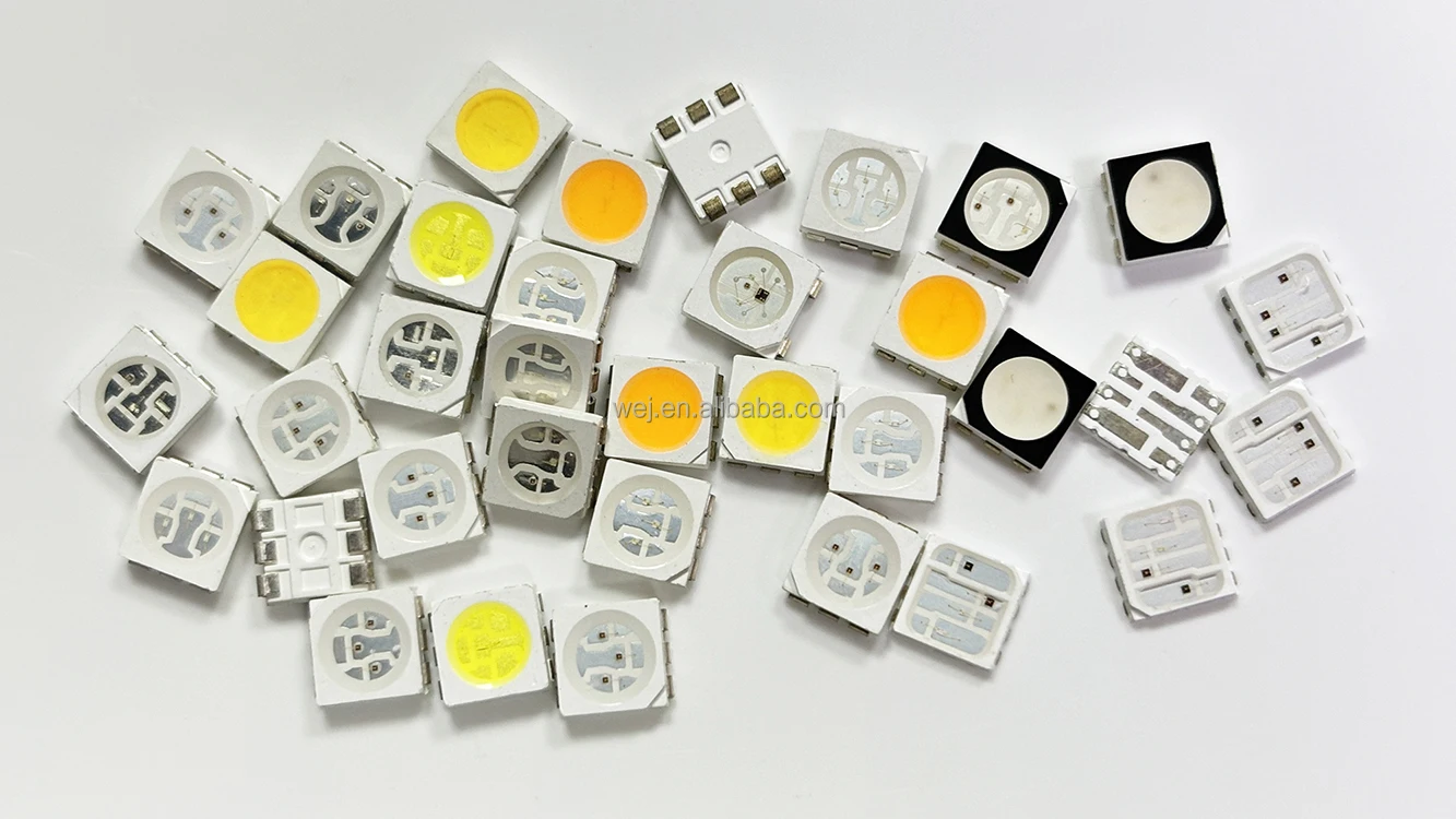 CHINA Factory 0.2W 5050 led diode Red Green Blue White RGB RGBW Addressable WS2812B rgb 5050 smd led datasheet