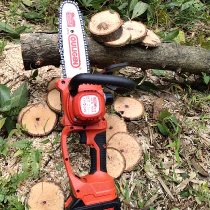 
21v mini cordless chainsaw 6-inch lithium chainsaw 450w electric chaisaw 