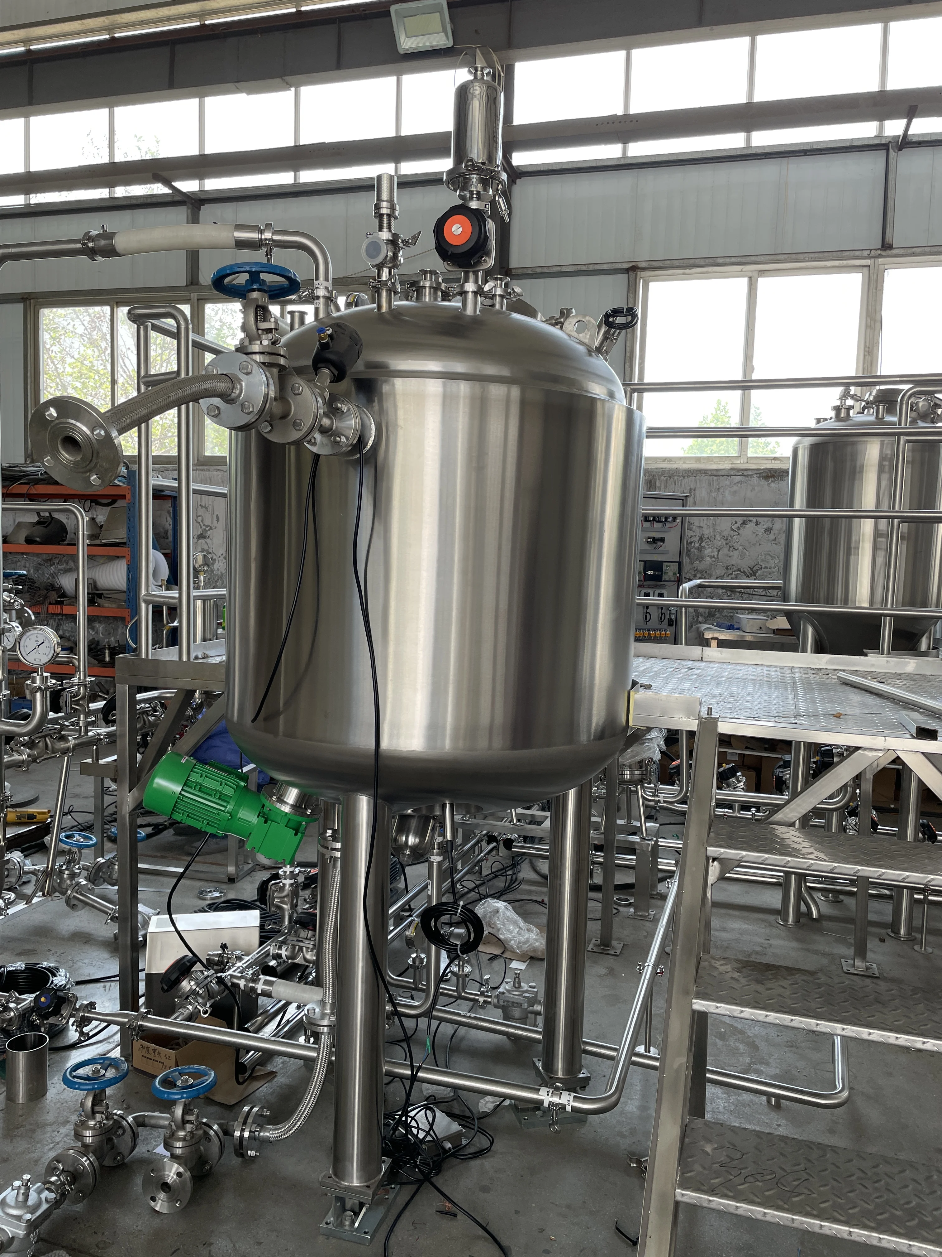 Stainless Steel Wfi Ro Vessel Jacketed Holding Reverse Osmosi Treatment Tank Pure Water Jacket Storage Tank