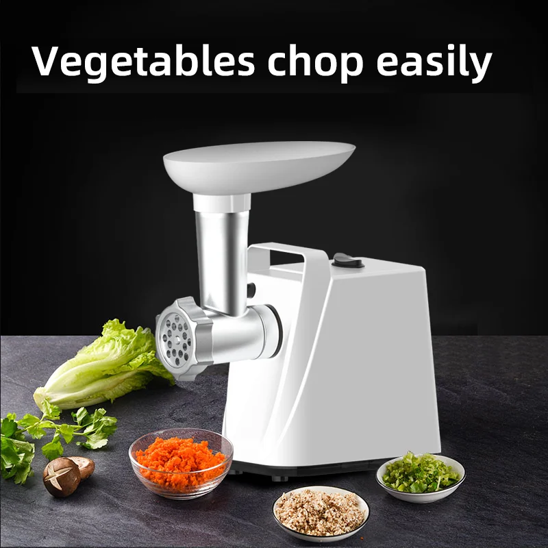 RANBEM Compact Size Electric Chopper Stuffing Machine Industrial Meat Grinder with Garlic Peeling