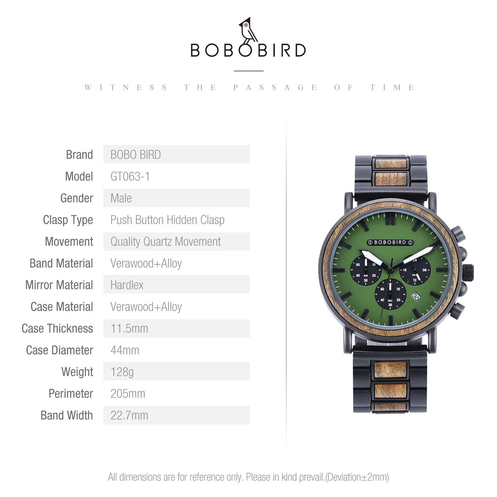 BOBO BIRD popular selling men wooden watches good quality 2021 quartz wrist watches low MOQ custom watch dropshipping