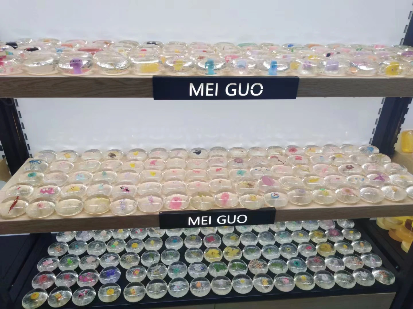 Private Label Colorful Gems Organic Handmade Natural Crystal Soap