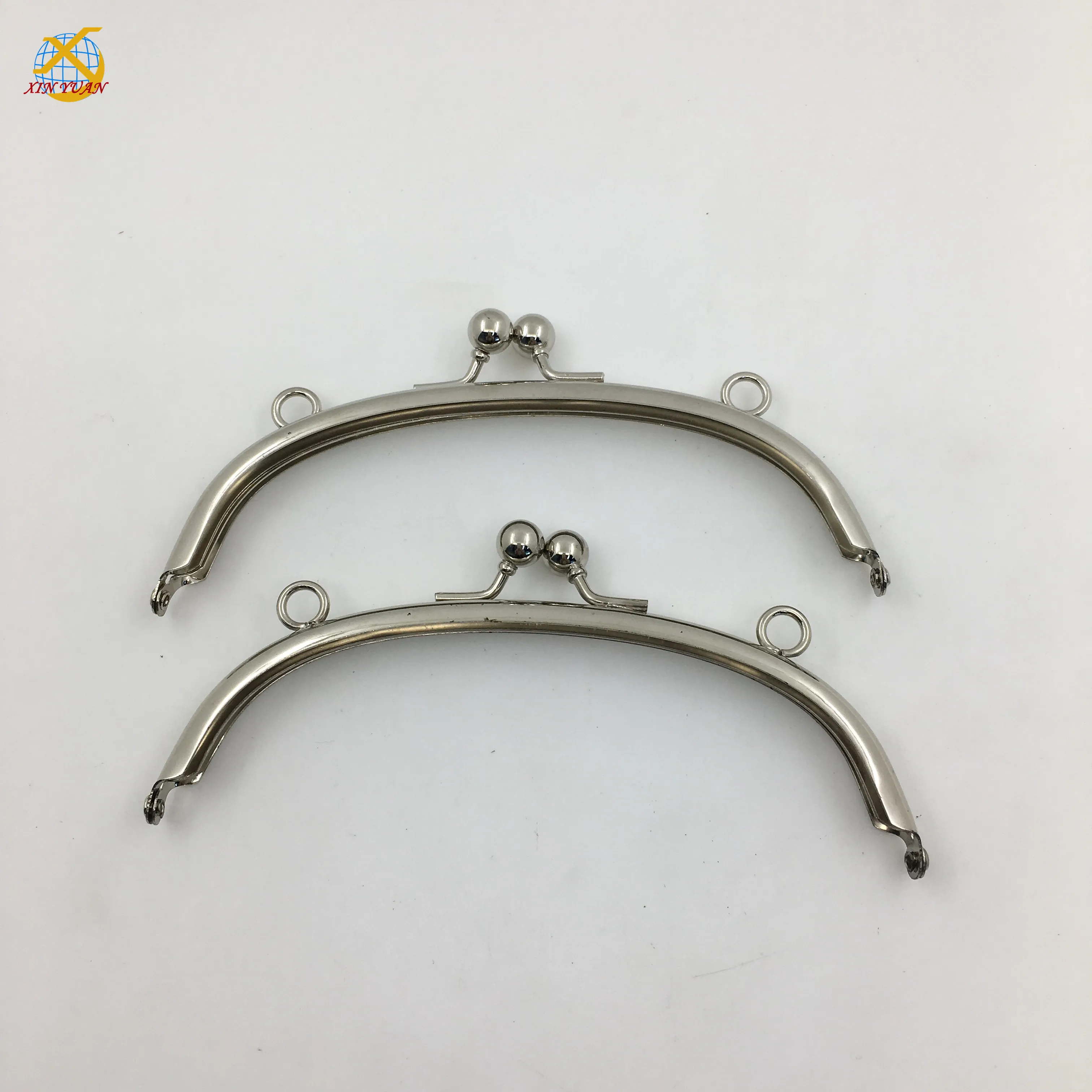 14*4.5cm   Metal Kiss Lock Purse Frame Bag Making Accessories