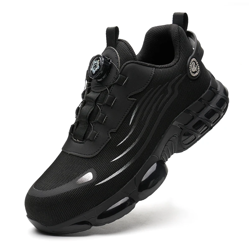 ZG 918 Hot Sale EVA /TPU outsole safety shoes  sneaker steel toe safety shoes for men,Rotated Button Safety Shoes Men New Design