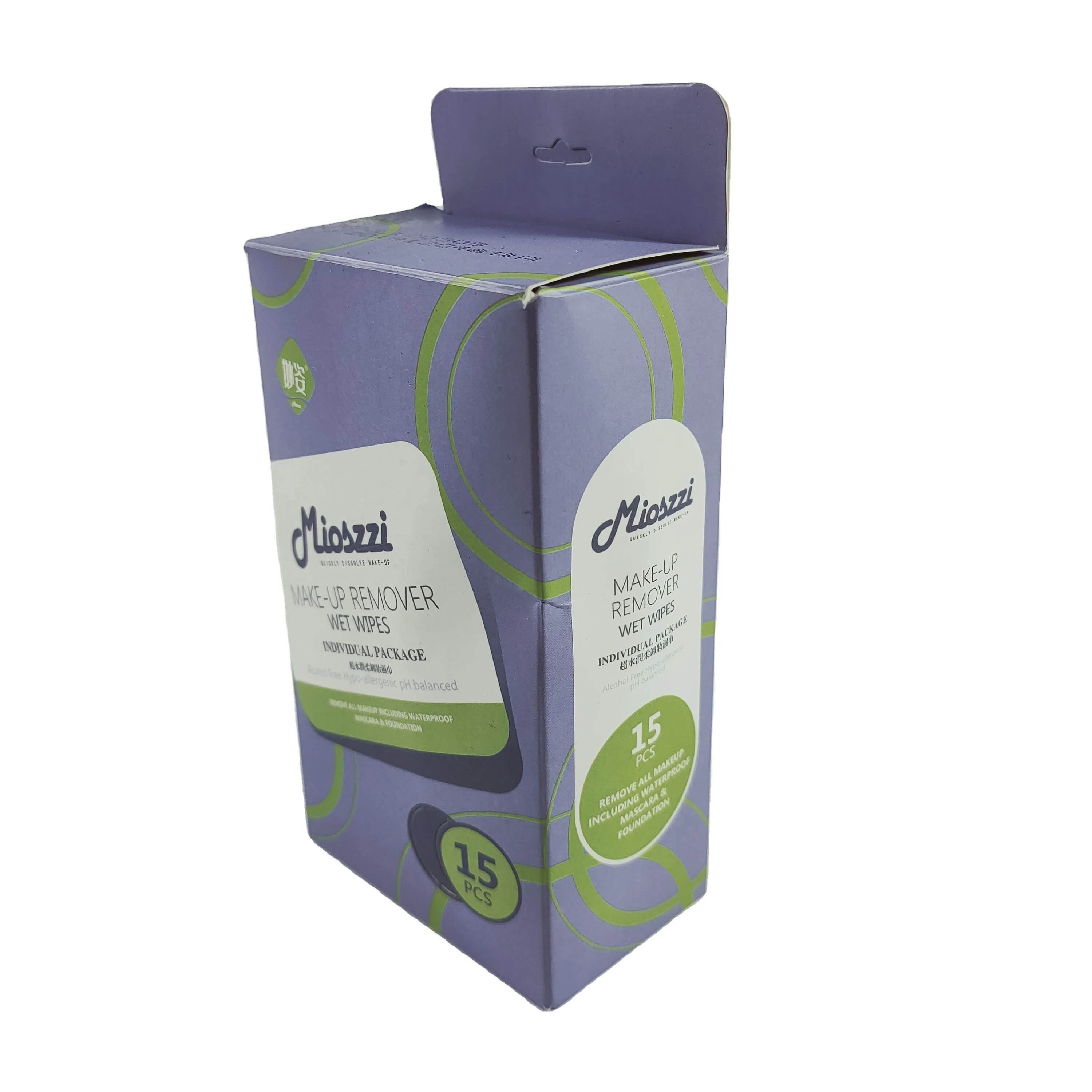 
Private Label Small Individual Package Makeup WIpes Cotton Bamboo Makeup Remover Wipes 