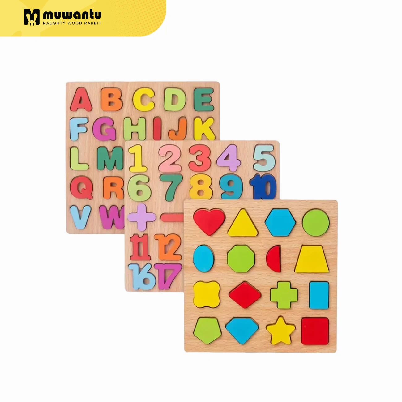 Wooden Board  Number Kids Montessori 3D Learning Puzzle Early Educational Activity Boards Toys For Child