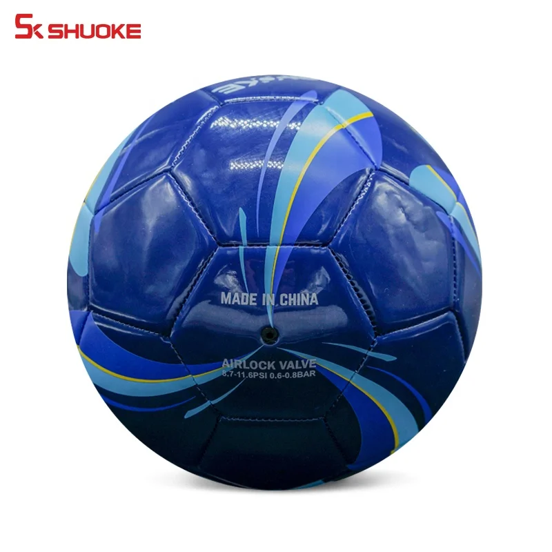 Wholesale Professional PVC Leathers Futbol Ball  Size 5  Soccer Football Ball stitch ball