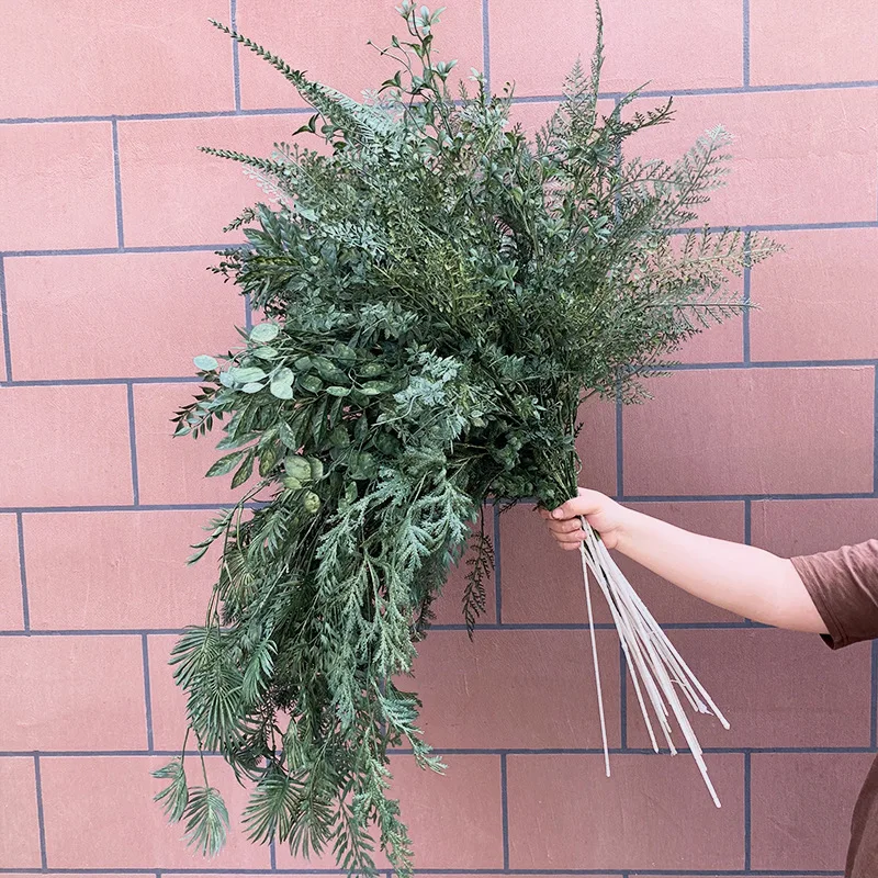 Artificial Plants Hanging Plants Green Leaves Foliage Artificial For Home Garden Garland