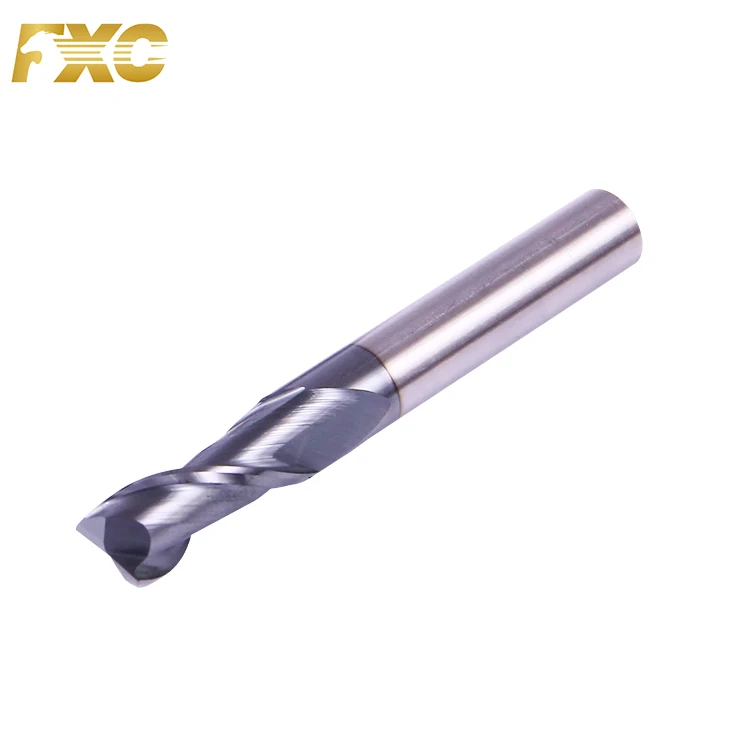 OEM Factory Square End Mill Tungsten Carbide 2 Flute Spot Drill For Hard Metal Cutting Tools
