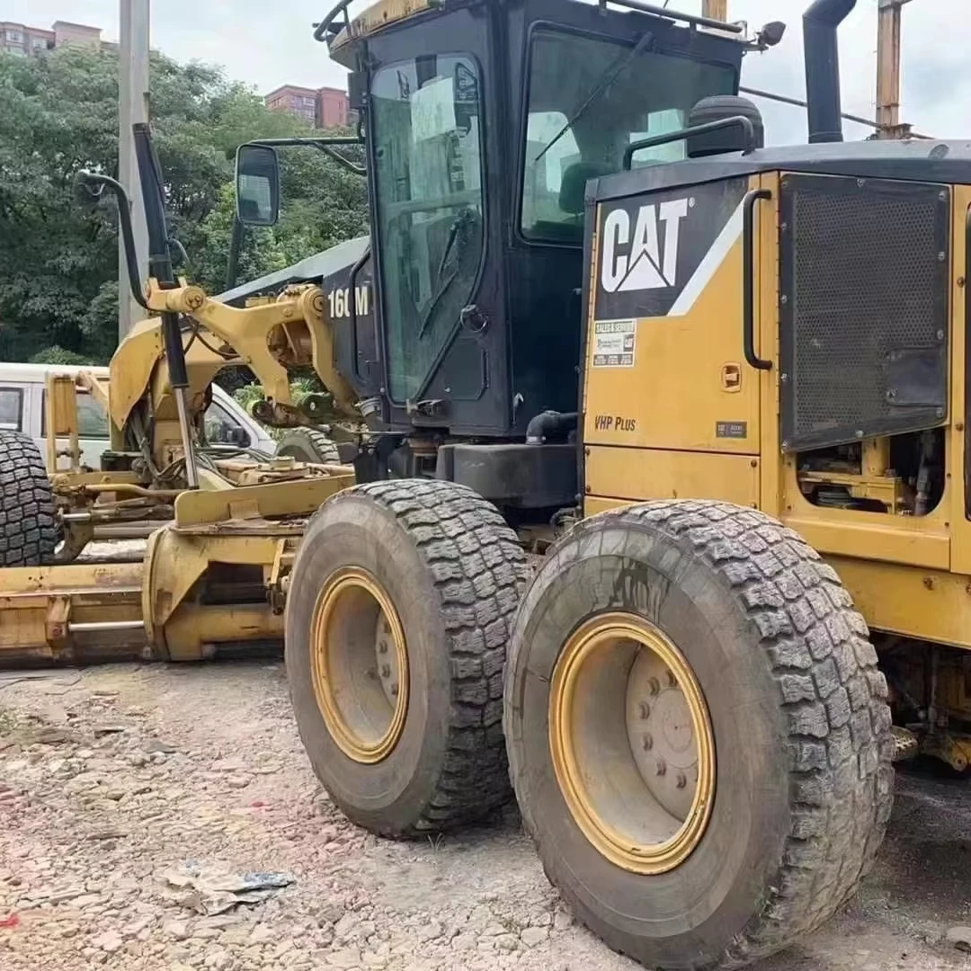 Provided Used Machinery Caterpillar 140m Motor Grader Location Shanghai Hot Sell Used Original Japan Imported Cat 140H