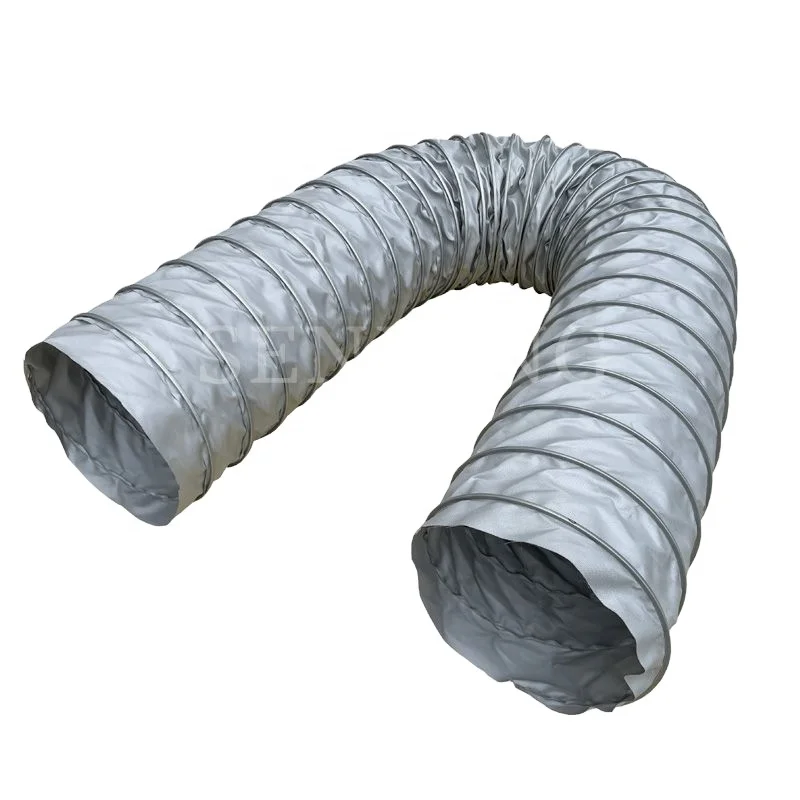 High Quality and Non Flammable Heat Resistant Fiber Glass Material Heat Air Exhaust Duct