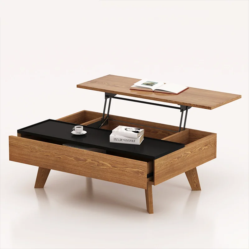 Convertible Metal Fitting Extendable Gas Spring Coffee Table Hardware with Hinged Storage Furniture Table Lift Mechanism