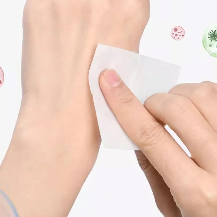 High Quality Multi-purpose Disposable Non-woven Cleaning Sterile Alcohol Pad