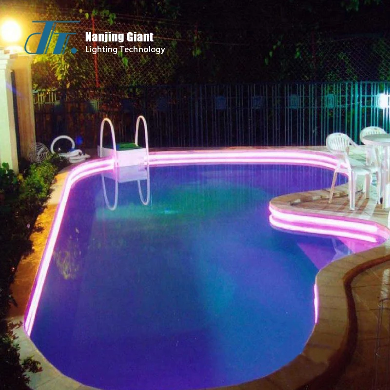 Side Glow Fibre Optic Light Edge Lighting Fiber Optic Pool Lighting Kit