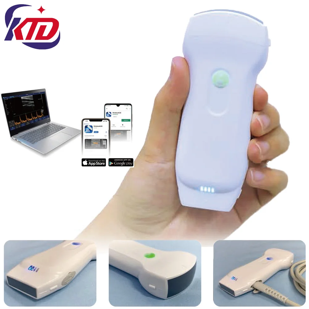  Konted 5G канал Ecografo wifi и USB с двойной головкой C10RL 3 в 1 ультразвуковой зонд