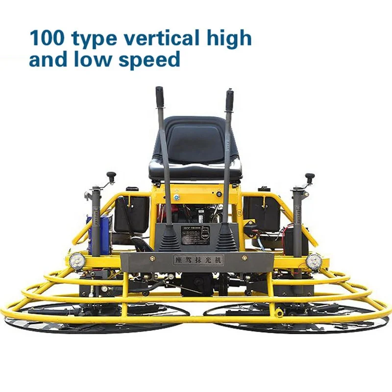 Высококачественный бензиновый бетоновыравниватель водительского типа, новая дорожная Затирочная машина