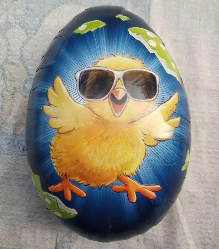 Easter Vintage Decoration Painted Giant Paper Mache Eggs for 2023 Easter Hunt Custom Diy Paper Eggs Ornament