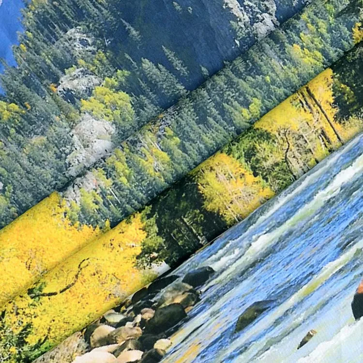 wholesale custom woven french peach skin velvet tapestry for homedecorative