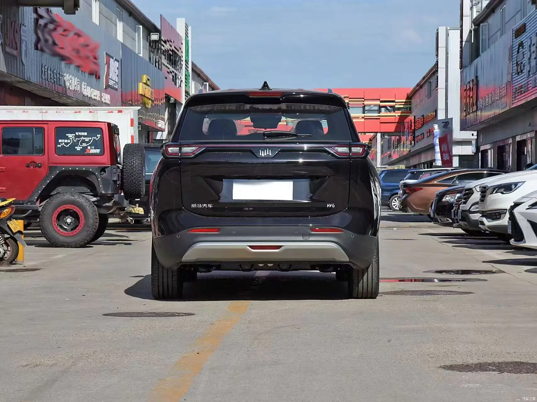 2021-2022 Top-selling  Pure electric mid-size black SUV WM Motor Weimar W6 520km PRO All-round Edition