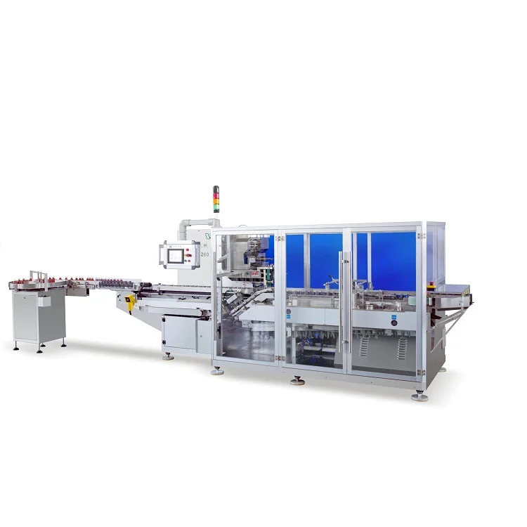 Full automatic cosmetic perfume bottle jar small box cartoning packing machine for perfume