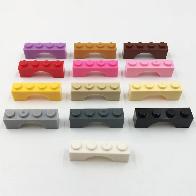 3659 1x4 плоские арочные строительные блоки MOC аксессуары детали пластиковые игрушки DIY Совместимые Кирпичи детский подарок