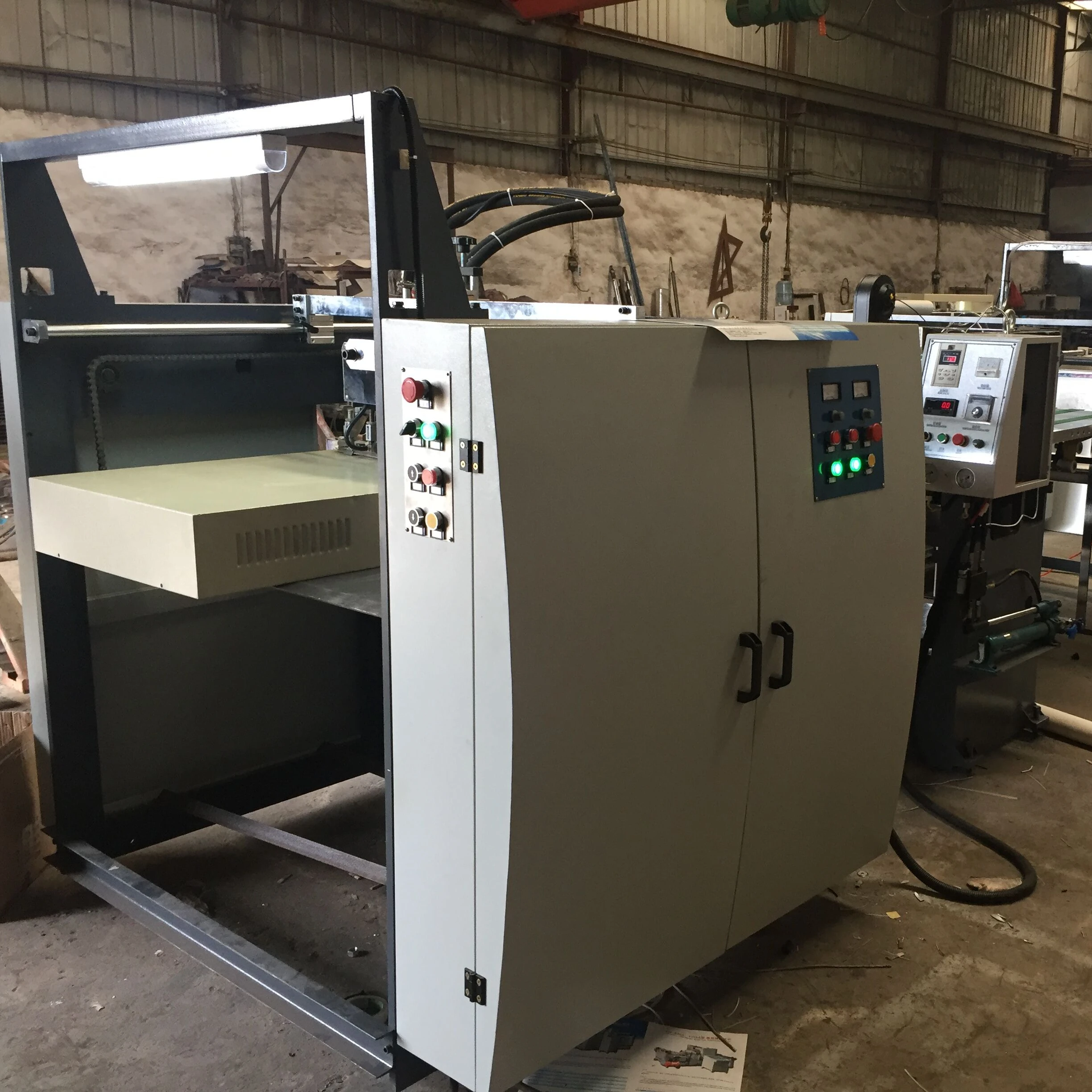 Automatic Roll To Roll Adhesive Label Rotary Die Cutter Die-cutting Machine