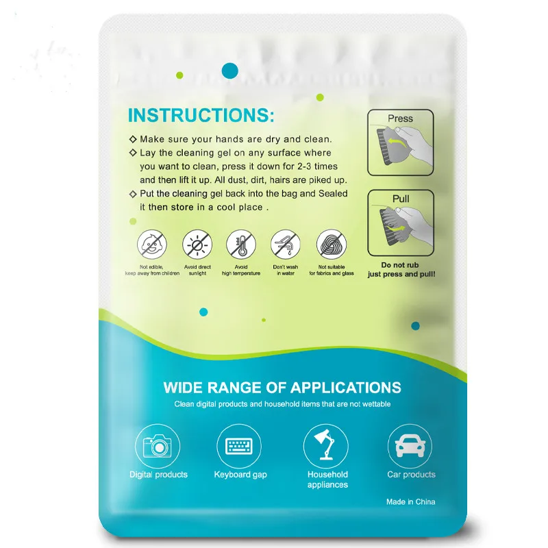 Dropshipping New universal clean gel by bag Keyboard super cleaning gel for car accessories cleaning gel