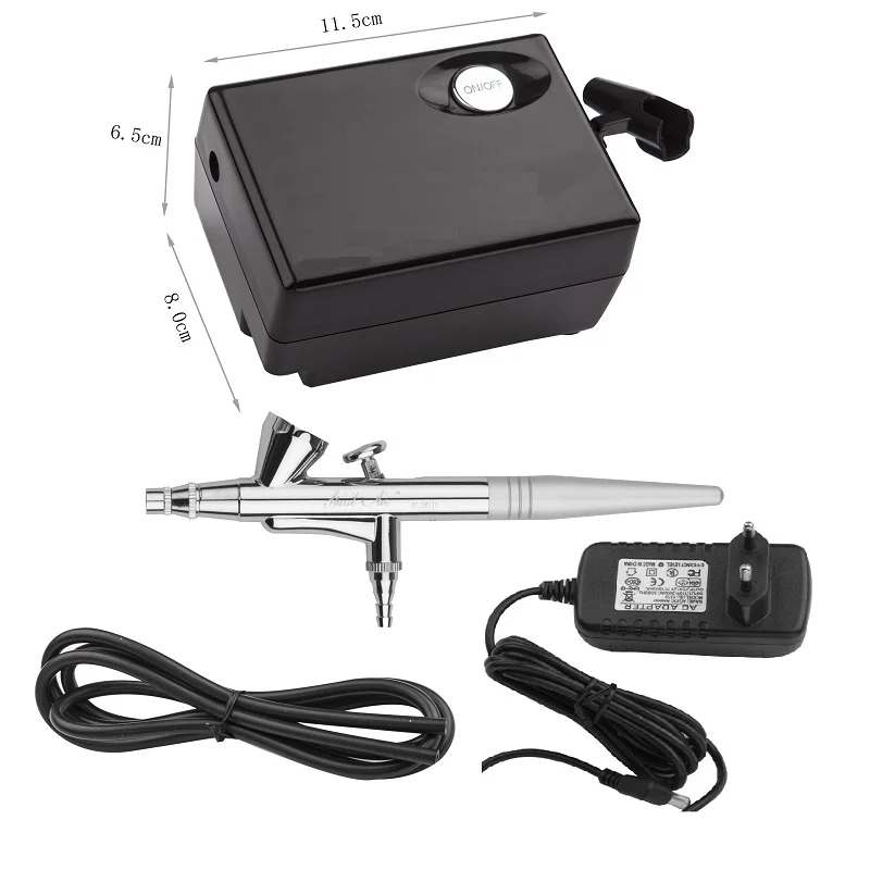 Cheap 12V Air Compressor with Airbrush Kit for Cake Decorating Makeup Nail Air Brush Machine