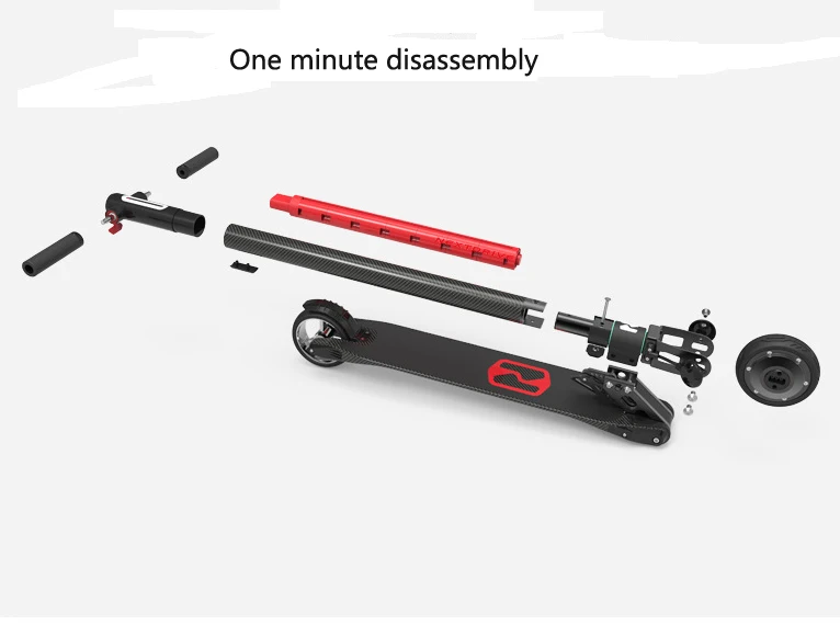 
Intelligent electric scooter lithium battery ultra light portable fold able adult car city electric scooter 