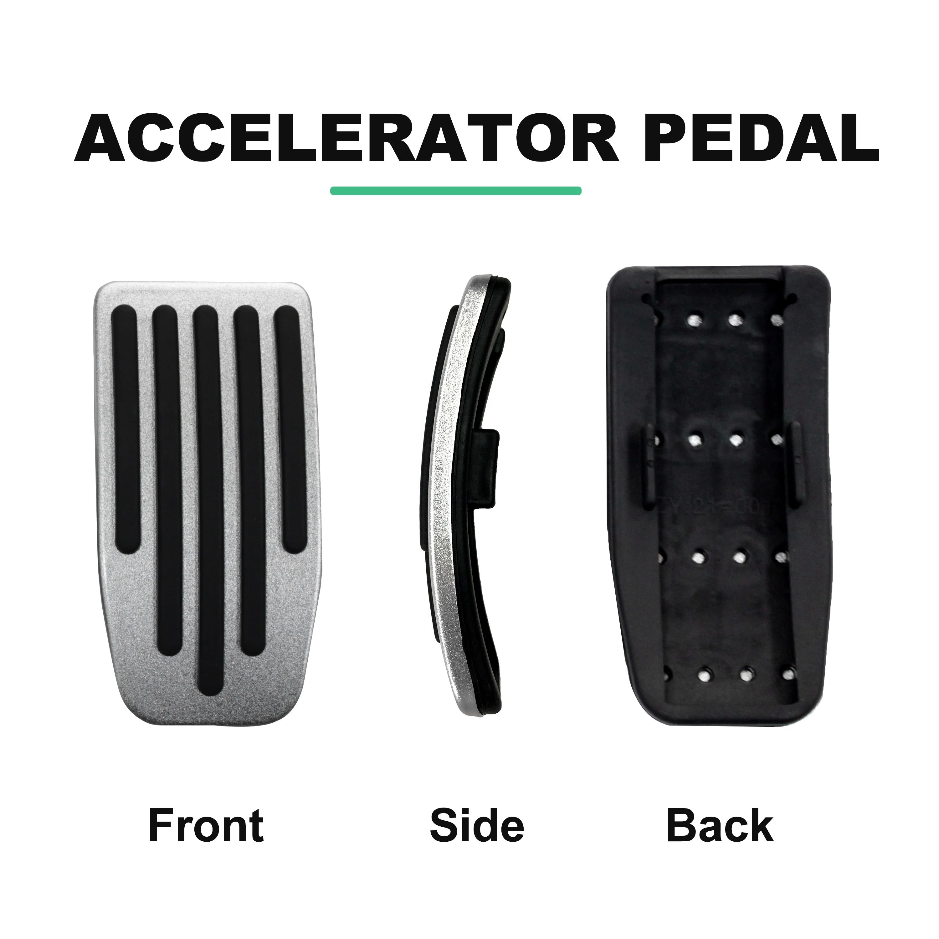 NITOYO  Aluminium Cover Set Clutch Brake Accelerator Rest Foot Gas Car 2022 Pedal Pad For Tesla Model Y Accessories