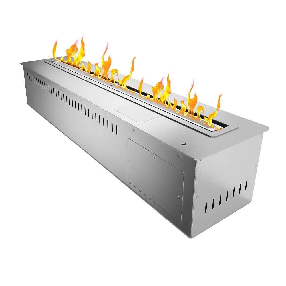 electrical alcohol fire smart burner  bio ethanol kamin automatic stainless steel bioethanol fireplace 30 inch