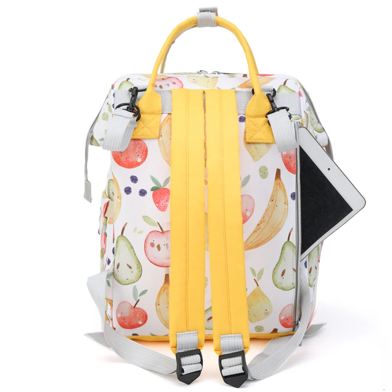 Printed Waterproof Oxford Backpack Travel Outdoor Maternity Mommy Baby Diaper Bag Nappy With Insulation Warehouse