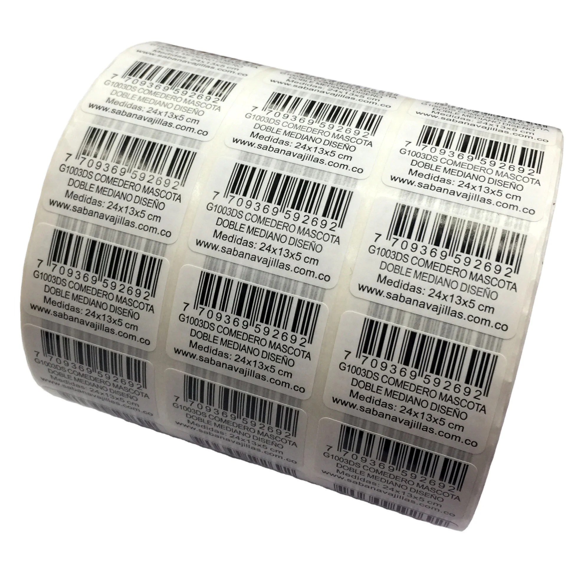 high quality printed coated label customized good adhesion electronic scale price sticker 100*150mm shipping mark adhesive tag