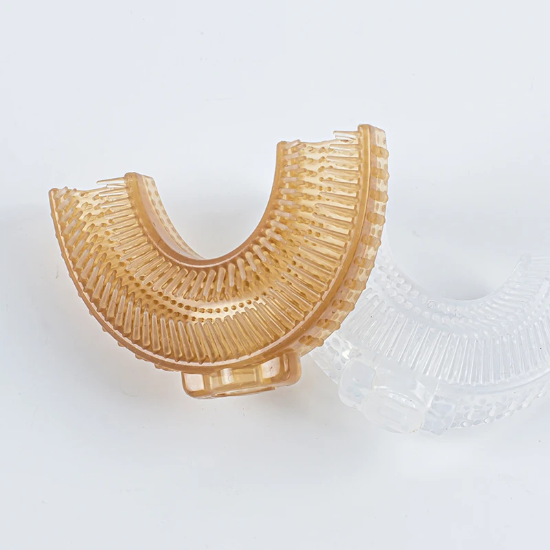 Food Safe Silicone Children u Shape Electric Silicone Toothbrush Head Adult U-shaped Toothbrush Head