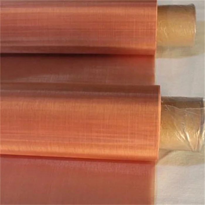 Copper Fine Micro Screen Woven Wire Mesh Various Kinds Of Metal Wire Filter Screen For Sale