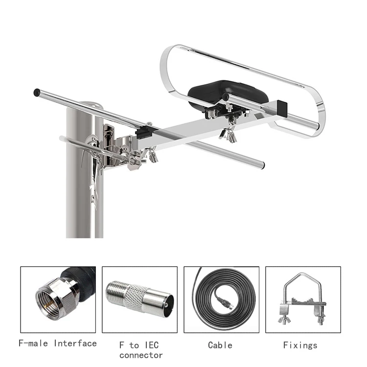 Cable Free Channels Tv Antena outdoor digital hdtv antenna strong singal tv aerial high gain hd 1080p