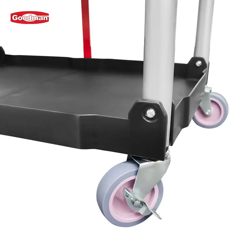 Commercial Hotel Restaurant Supplies Buffet Service Bus Cart Trolley Folding 3 Layer Food Trolly