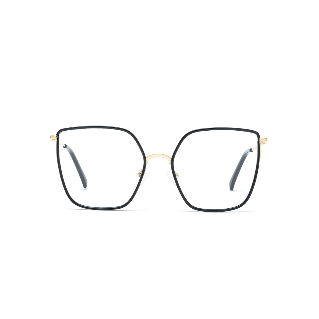2022 Men Women Hot Sale Irregular Frame Glasses Fashion Metal Optical Frame Eyeglasses